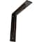 Ekena Millwork Stockport Steel Bracket, Antiqued Bronze 2"W x 10"D x 10"H BKTM02X10X10STABZ - alternate 1